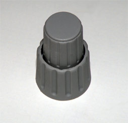 Standard grey concentric knob