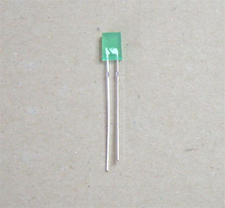 Green square led (3 units)