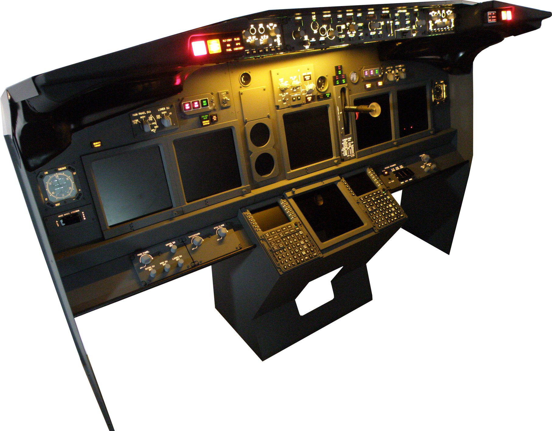 B737 Dual seat trainer structure + components