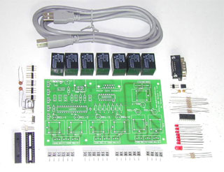 USB relays card (kit)