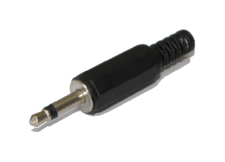 Male jack 3.5mm connector Mono.