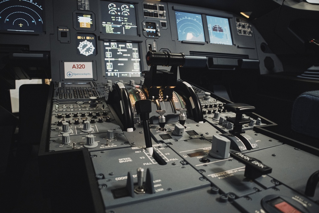 A320 Pedestal montado version completa