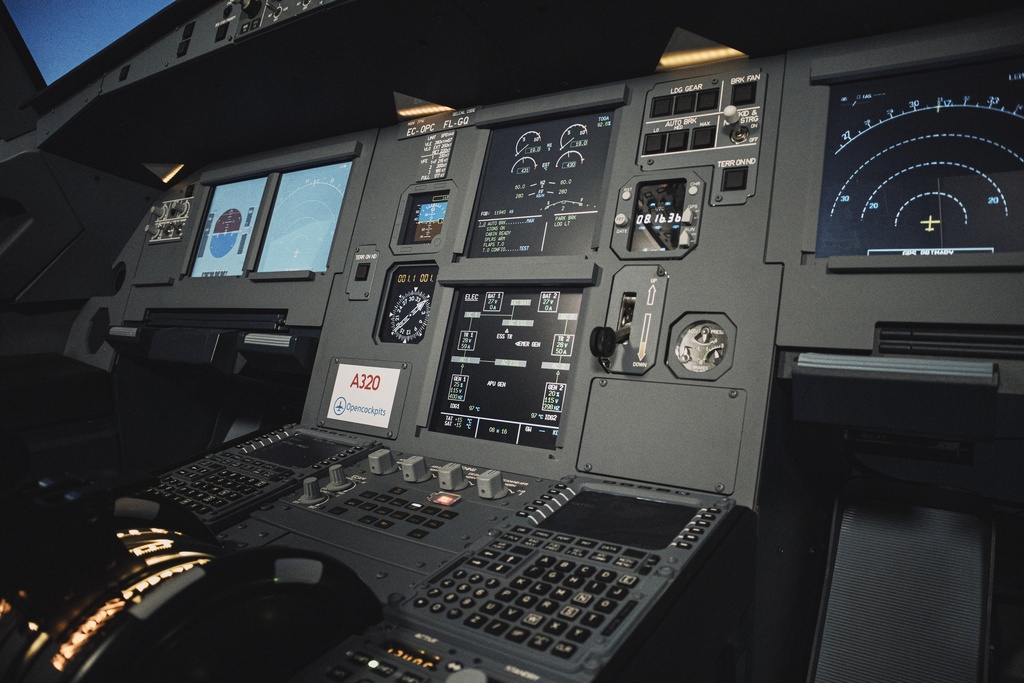 A320 Entrenador doble asiento estructura + componentes