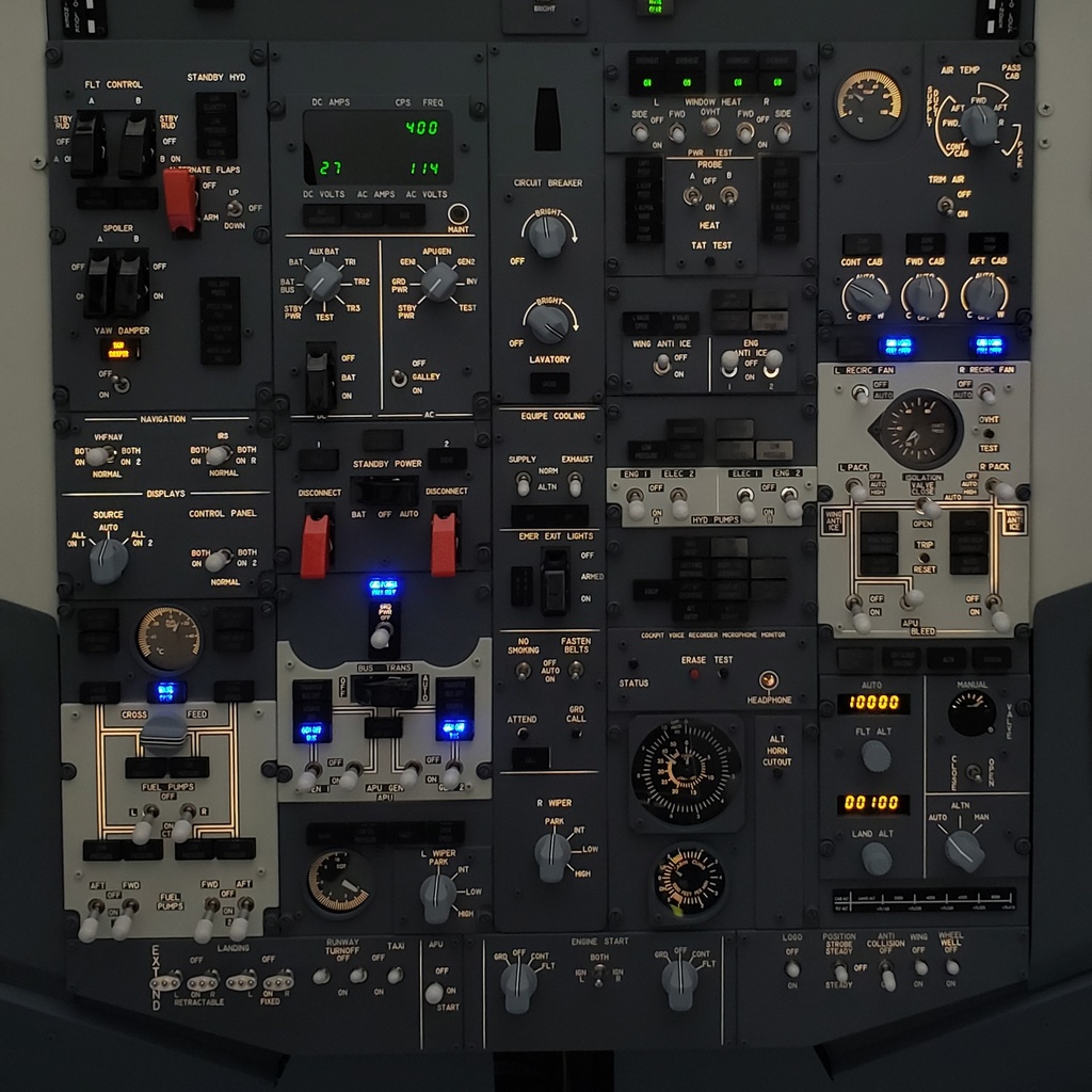 Overhead 737 V2 -FWD- Completamente montado