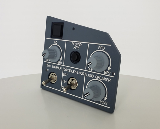 A320 Panel de Iluminación del MIP lado Oficial