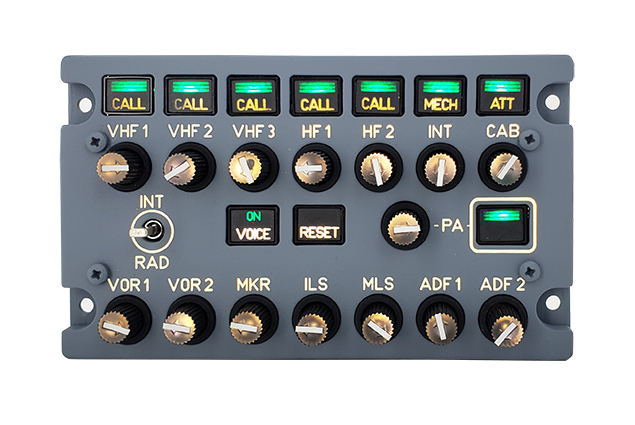 A320 Panel de Audio