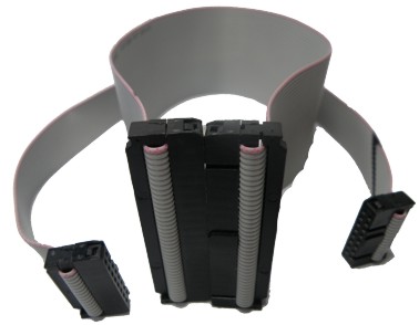 Overhead electrical panel connection cable to Displays II