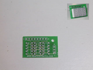 PCB holder for 3 displays