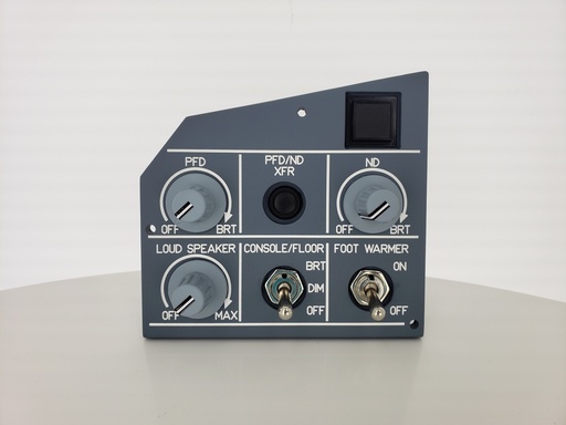 [5T19] A320 MIP Illumination Panel Captain's side