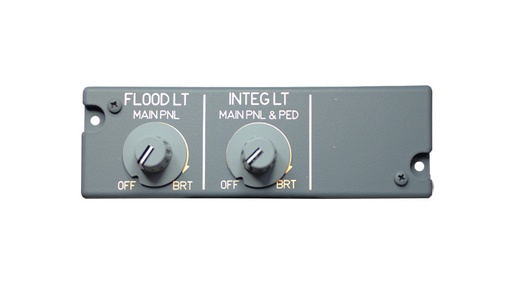 [ILUPED320CAP] A320 Pedestal Illumination Panel. Captain side.