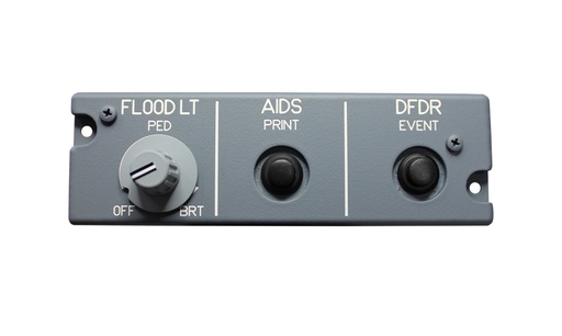[ILUPED320OF] A320 Pedestal Illumination Panel. FO side.