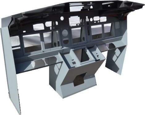 [MEC-MIP73C] B737 Dual seat trainer - MIP -