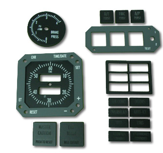 [P738B10] 1st officer's annunciators