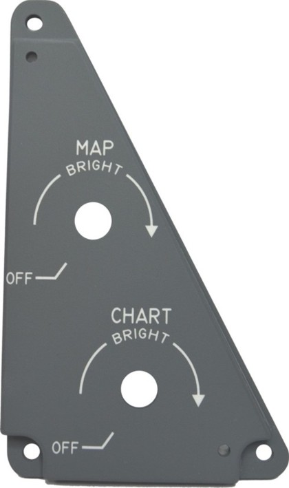 MAP-CHART lighting (F/O's side) | Opencockpits