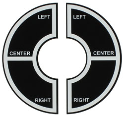 [DEC73-2] B737 Steering Sticker