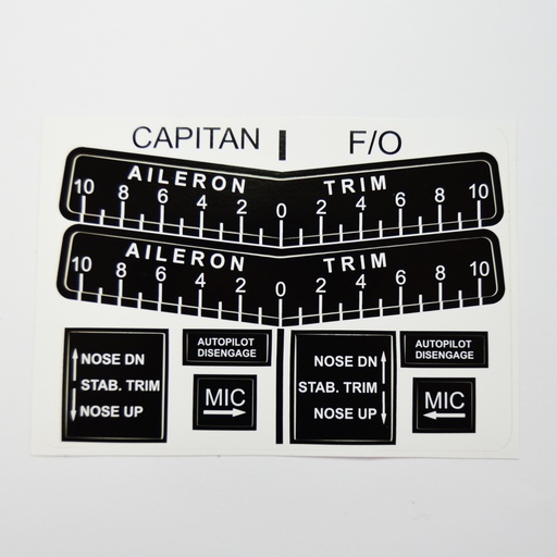 [DEC73-9] Pegatinas Yoke B737