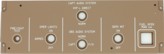 [P74B15] B747 FWD OVH Capt. Audio System-Misc panel