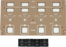 [P74B17] B747 FWD OVH Hydraulic panel