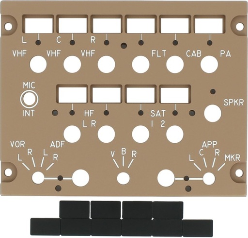 [P74B33] Panel Control de Audio B747