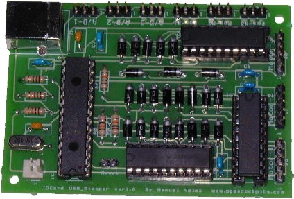 [2T9] Tarjeta USB motores paso a paso